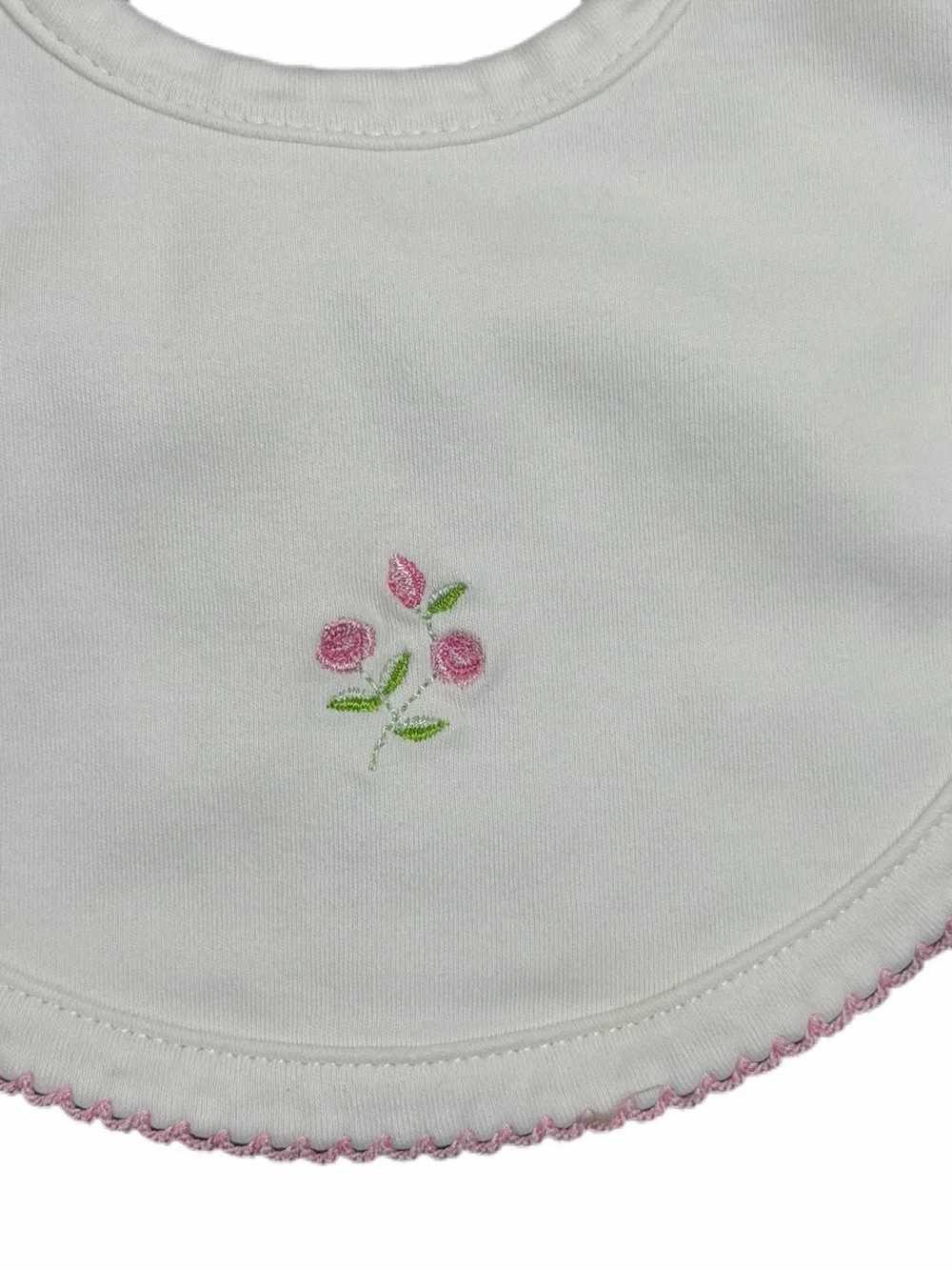 KISSY KISSY Garden Roses Pima Footie and Matching Bib - 3-6M